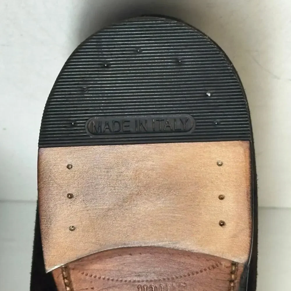 NEW HEELS Alden 666 Tassel Moccasin Loafer Mocha Kid Suede Made in USA 12.5 C
